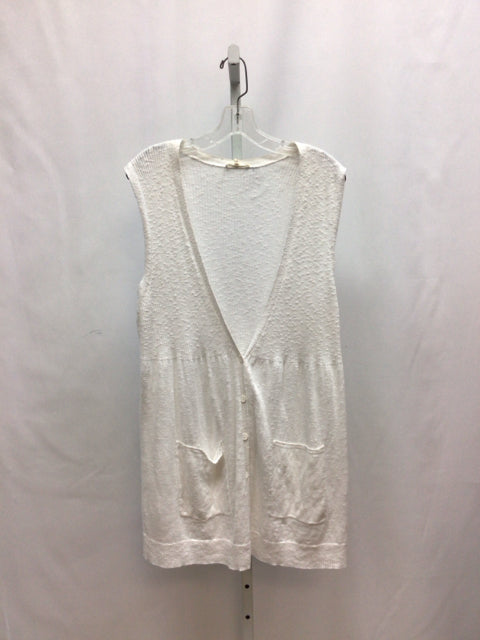 Eileen Fisher Size XLarge White Vest