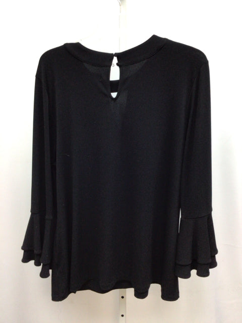 Charter Club Size Large Black Long Sleeve Top