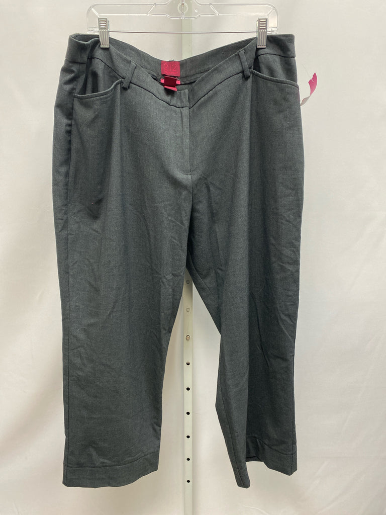 212 Size 18W Charcoal Pants