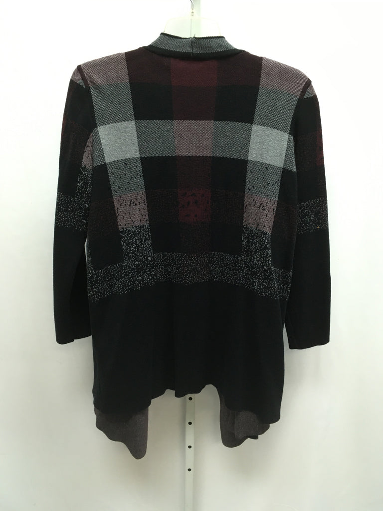 Lane Bryant Size 14/16 Black/Gray Cardigan