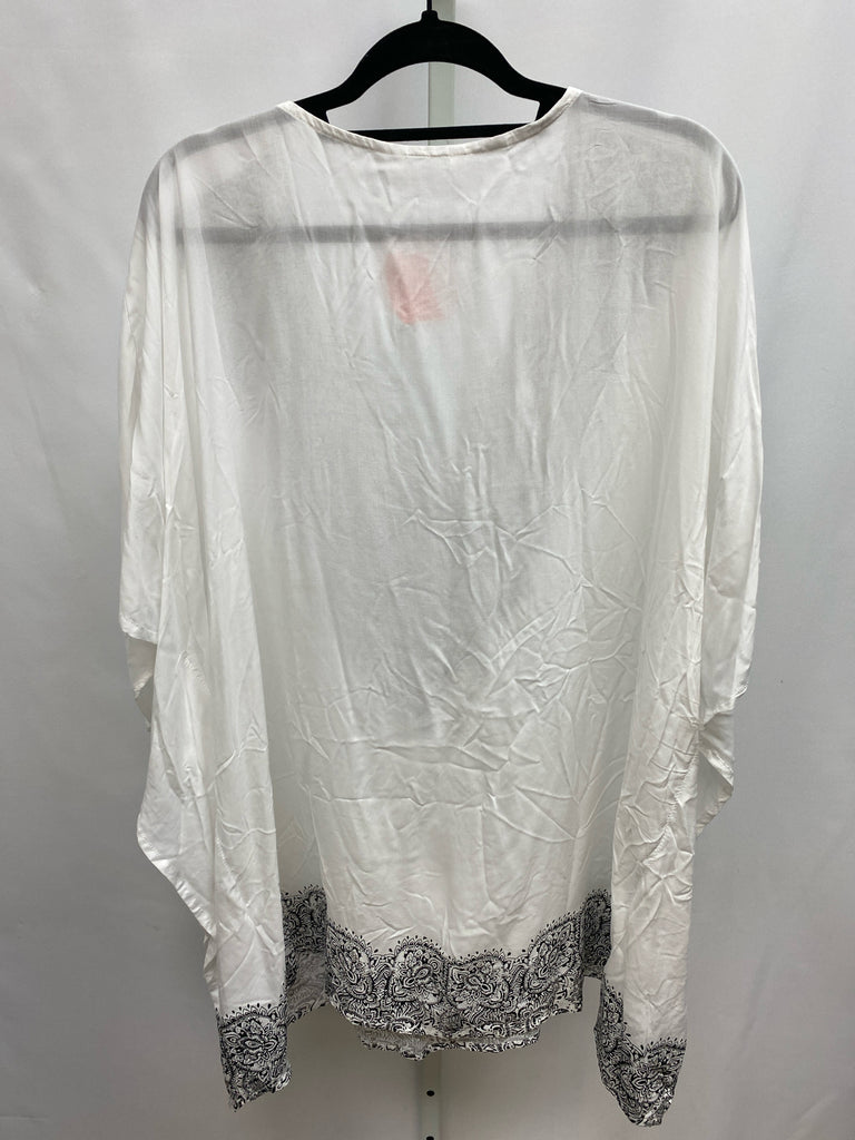 Size S/M Cream Print Coverup