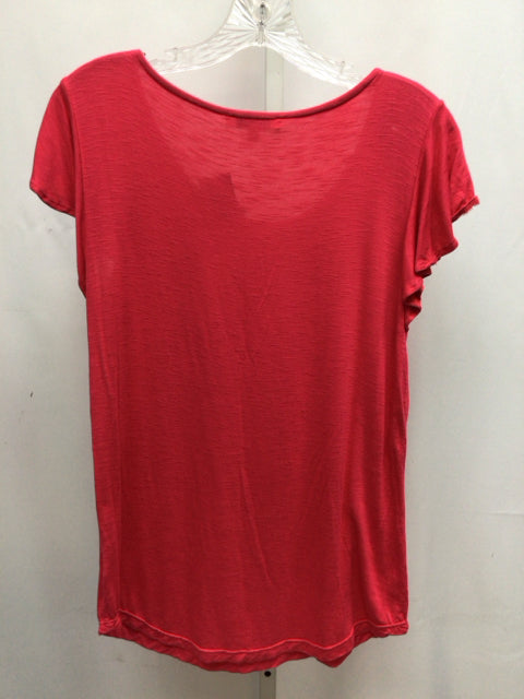 Rose & Olive Size Small Magenta Short Sleeve Top