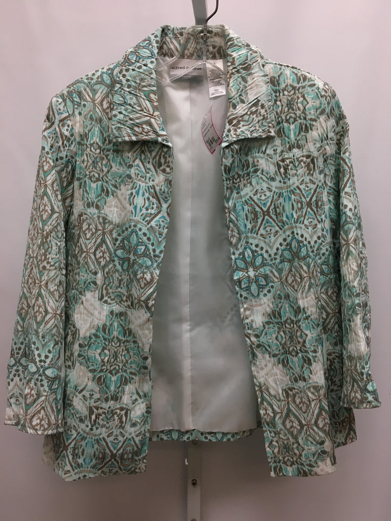 Alfred Dunner Size 8 Mint/White Jacket