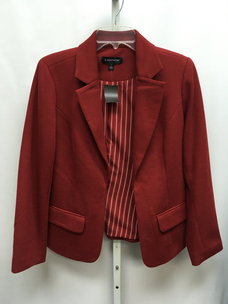 41Hawthorn Size Medium Burgundy Blazer