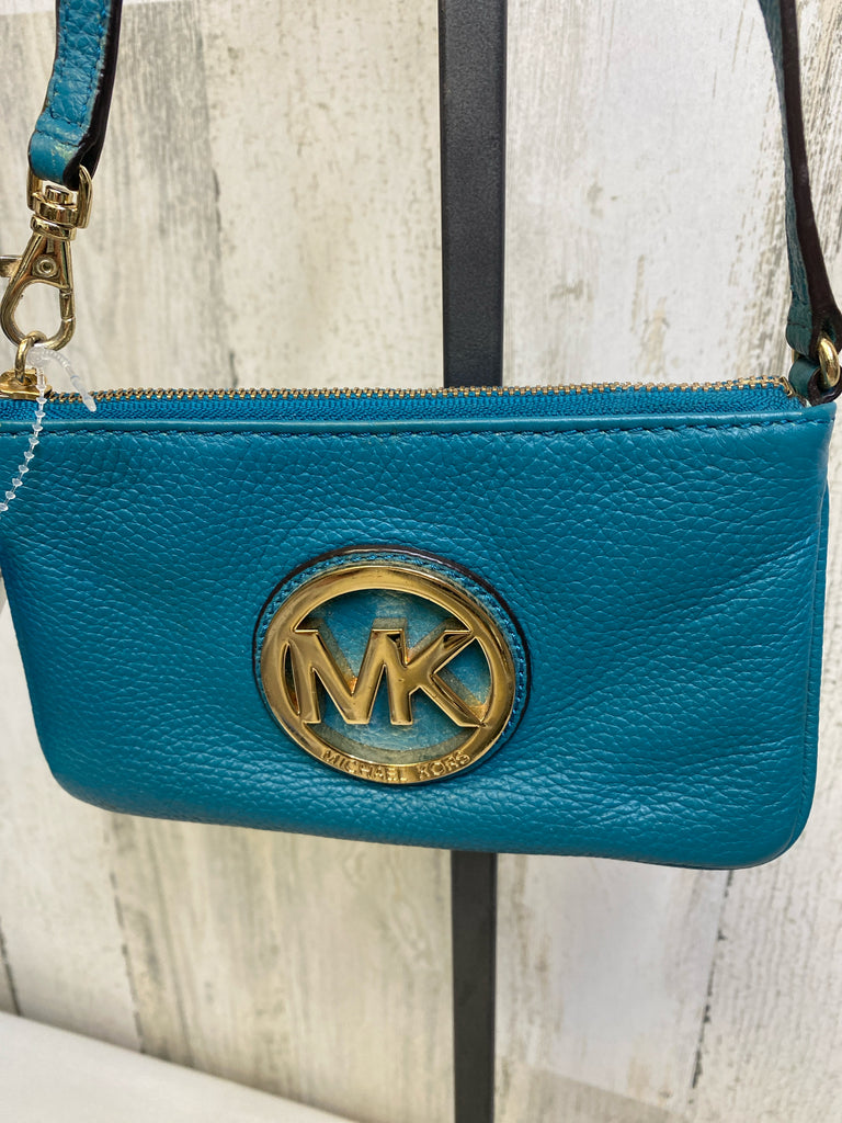 Michael Kors Teal Designer Wristlet