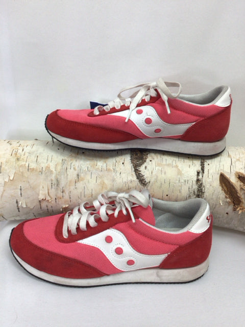 Saucony Size 8.5 Red Sneakers