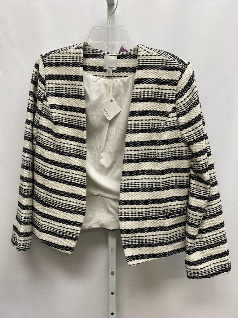 Halogen Size Large Black stripe Blazer