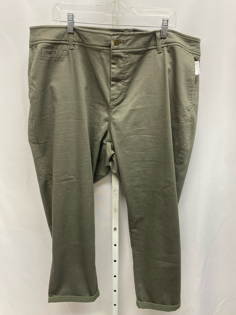 Market & Spruce Size 24W Green Pants