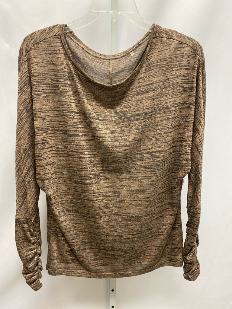 Caslon Size XL Gray Heather Long Sleeve Top