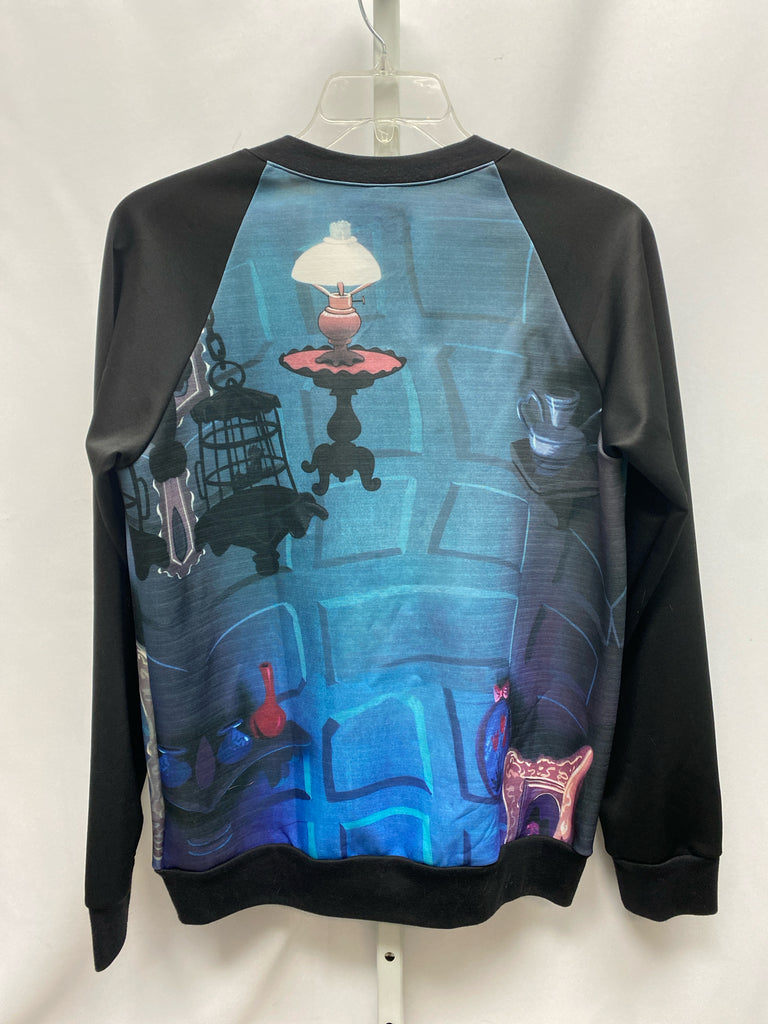 Disney Size XL Black Print Jacket/Outerwear