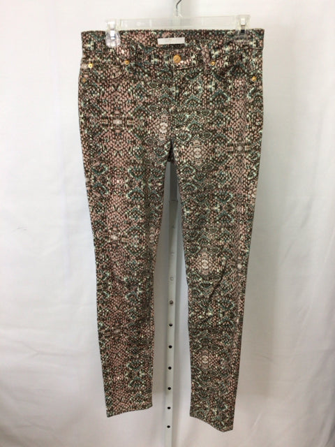 7 for all mankind Size 27 (4) Olive Print Pants