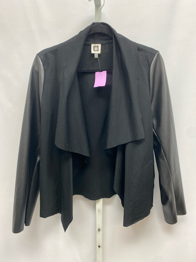 Anne Klein Size Medium Black Jacket/Top