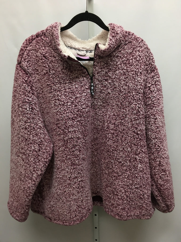 Time and Tru Size 3X Pink Heather Fleece