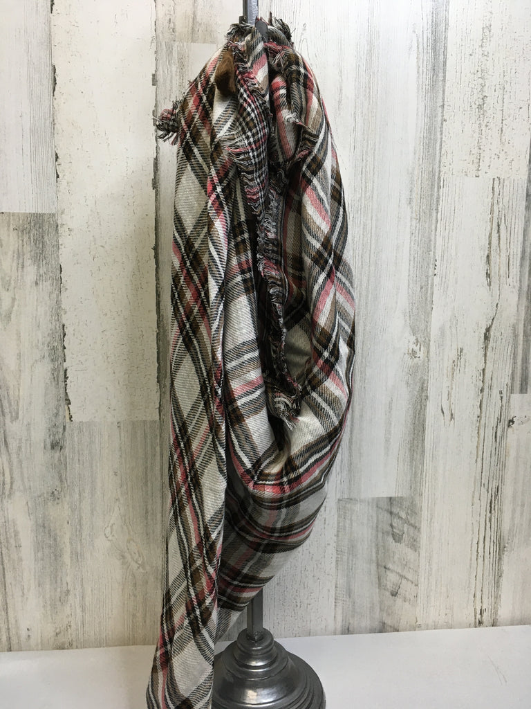 J.Jill Brown Plaid Scarf