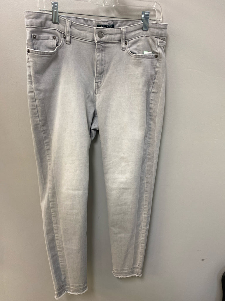 lauren Size 10 Gray Denim Jeans