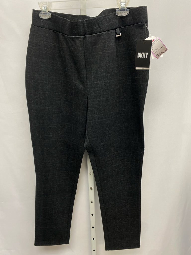 DKNY Size 12 Black Pants