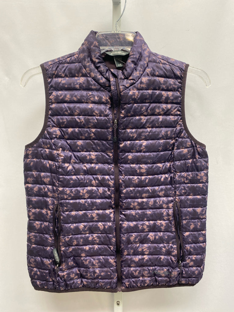 Eddie Bauer Size Medium Purple/Pink Vest/Outerwear