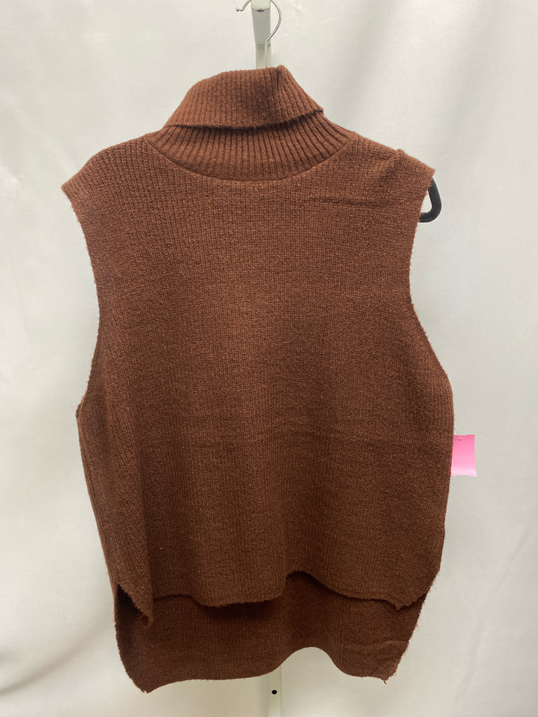 Double Zero Size Large Brown Vest/Top