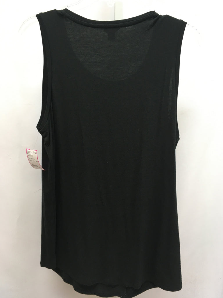 Ann Taylor Black Size Large Sleeveless Top