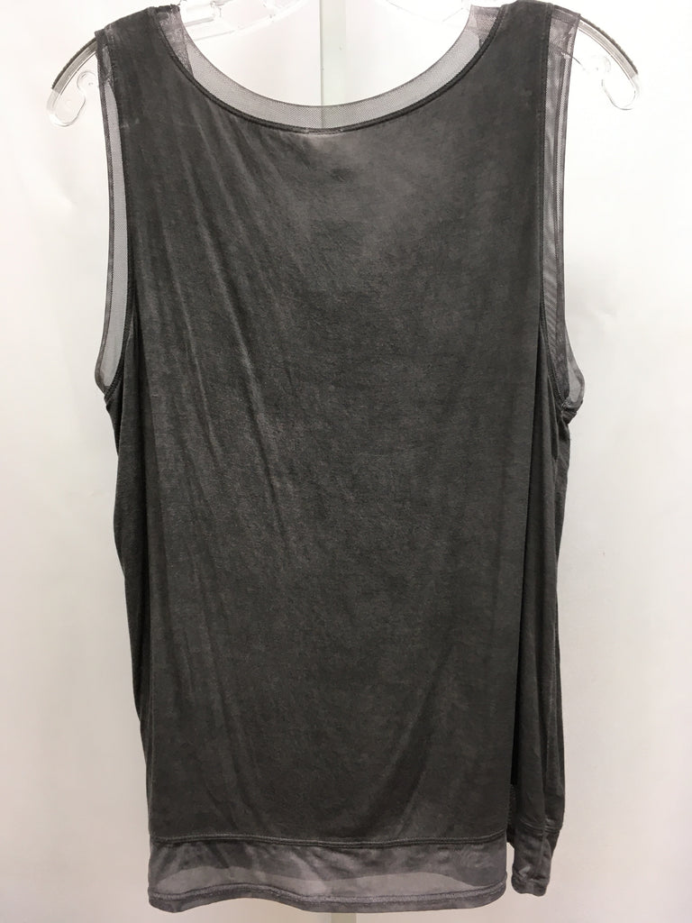Cable & Gauge Size Large Gray Sleeveless Top