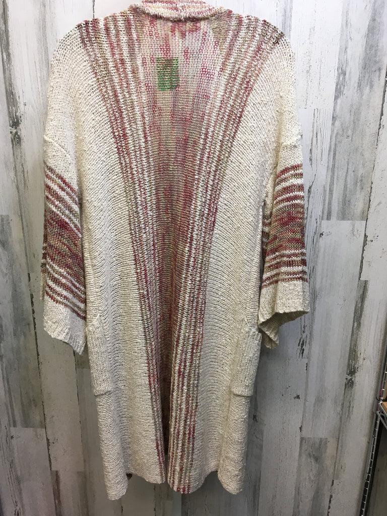 easel Size S/M Cream/Pink Cardigan