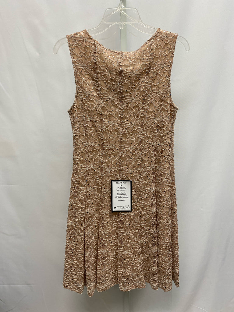 Size 10 Connected Taupe Short Sleeve Dress