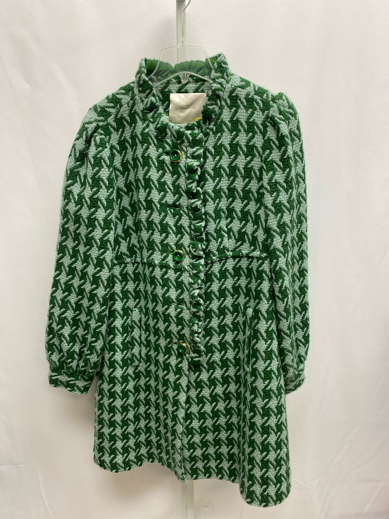 Size 10 Leifsdottir Green Print Jacket/Outerwear