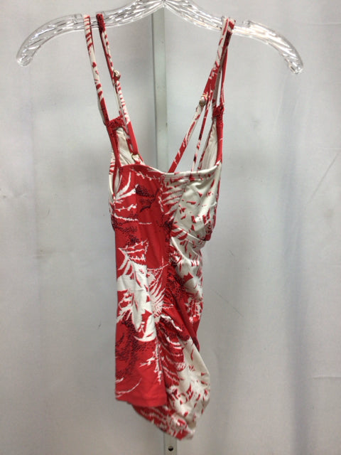 Size 4 LaBlanca Red/White Swimsuit