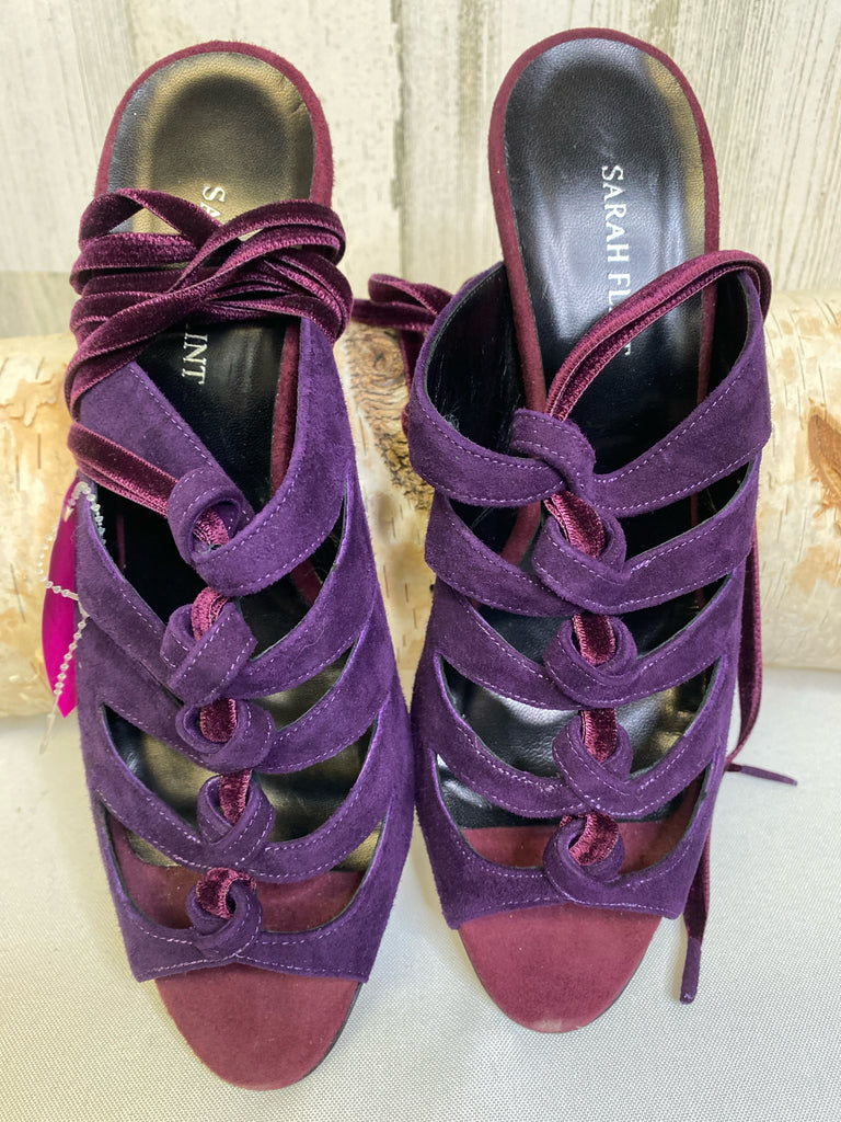 Sarah Flint Size 38.5 (8) Purple Heels