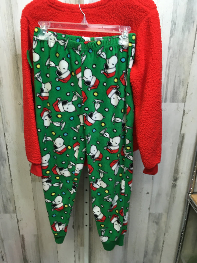 Size Small Peanuts Red Print Pajamas