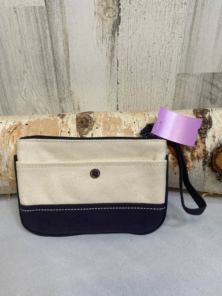 Lands End Cream Wristlet