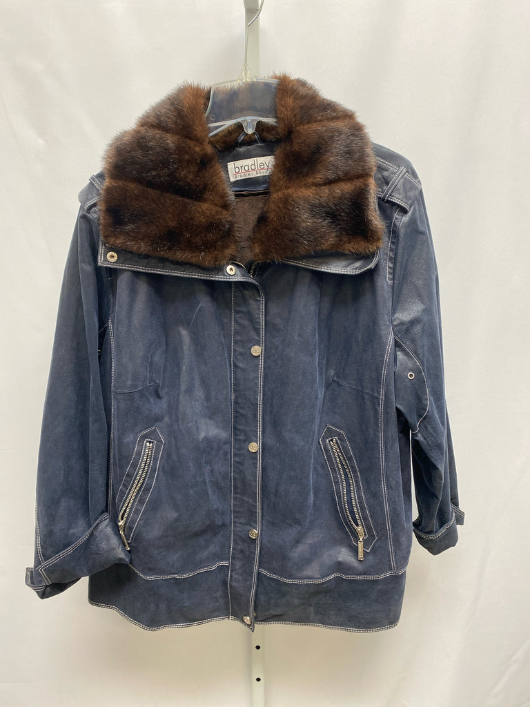 Size 2X Bradley Blue Jacket/Outerwear