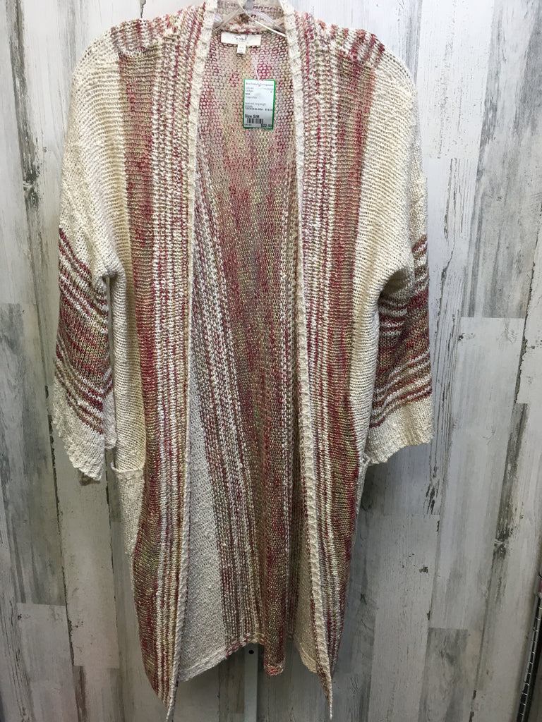 easel Size S/M Cream/Pink Cardigan