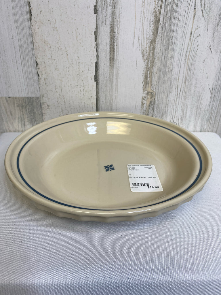 Longaberger Pie Plate