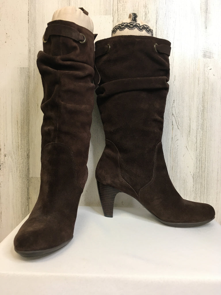 Connie Size 9.5 Brown Tall Boots