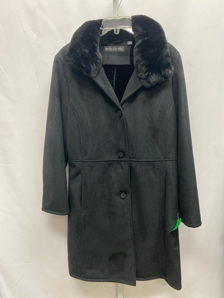 Dana Buchman Size Large Black Coat