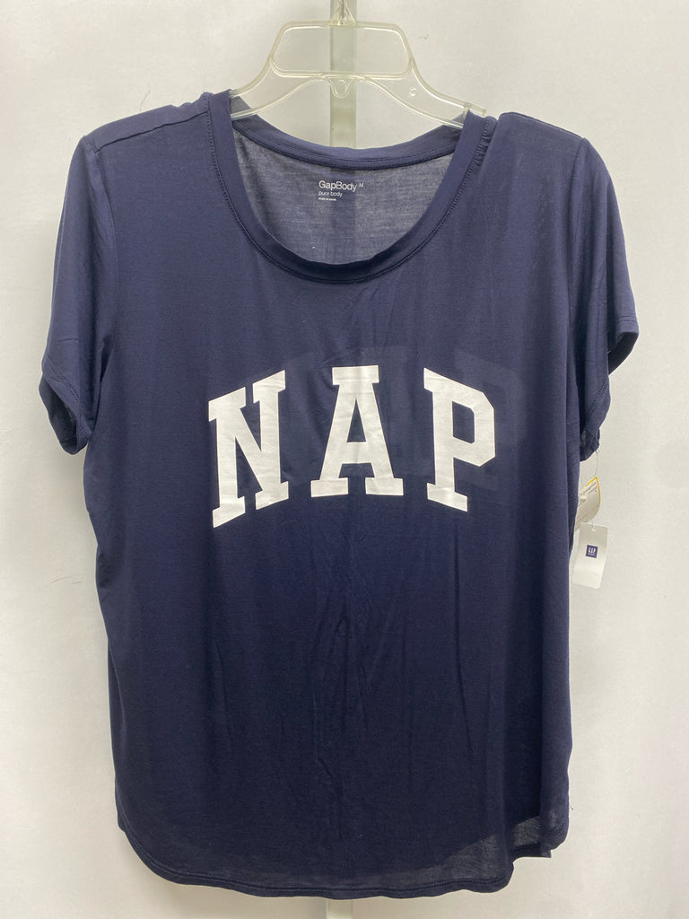 Gap Size M Navy Short Sleeve Top