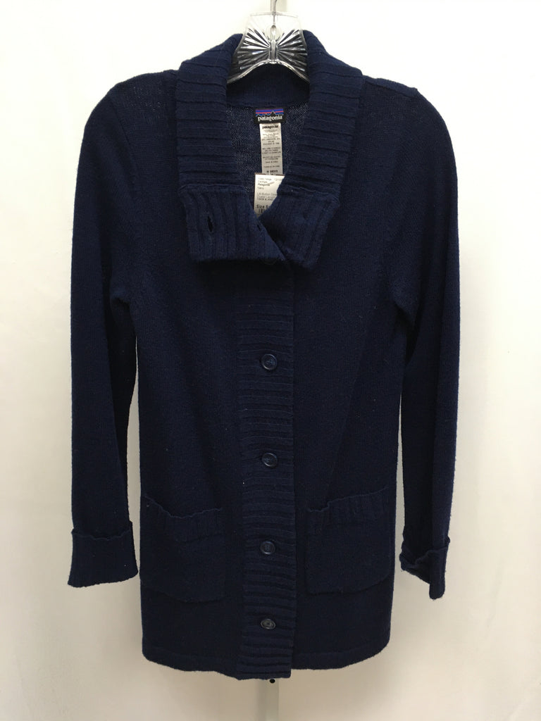 Patagonia Size Small Navy Cardigan