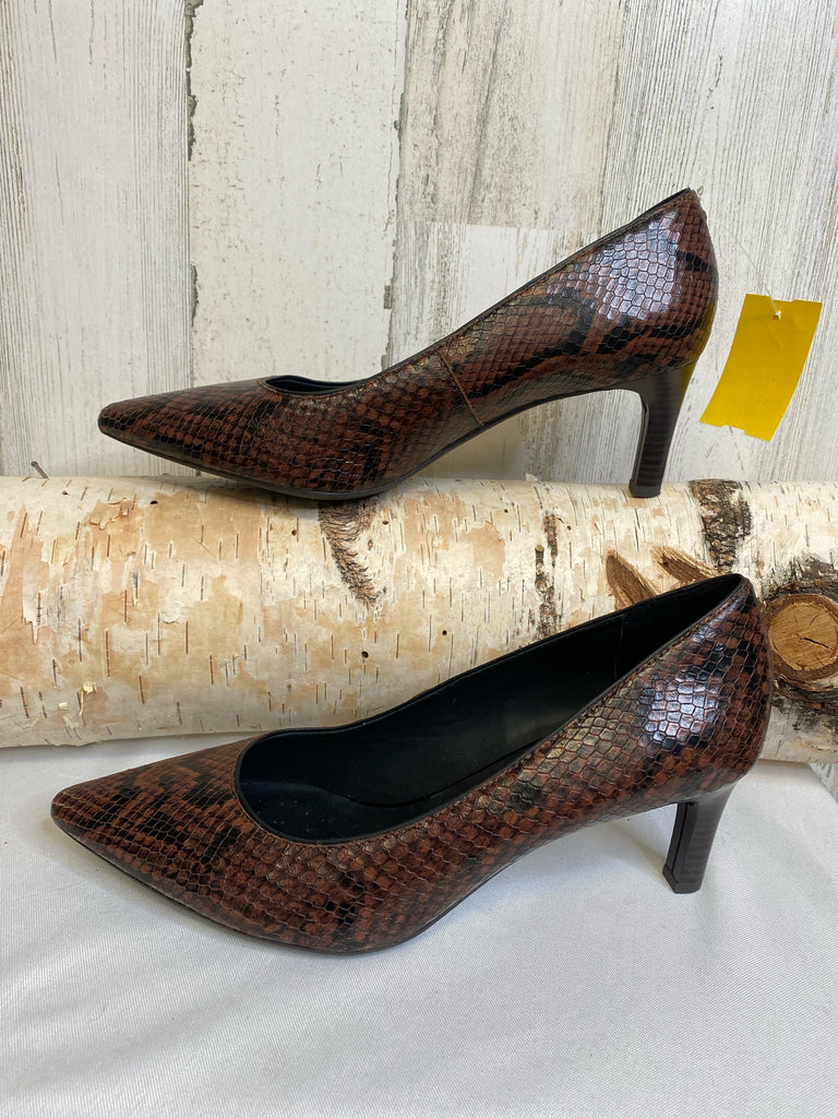 Geox Size 8.5 Animal Print Heels