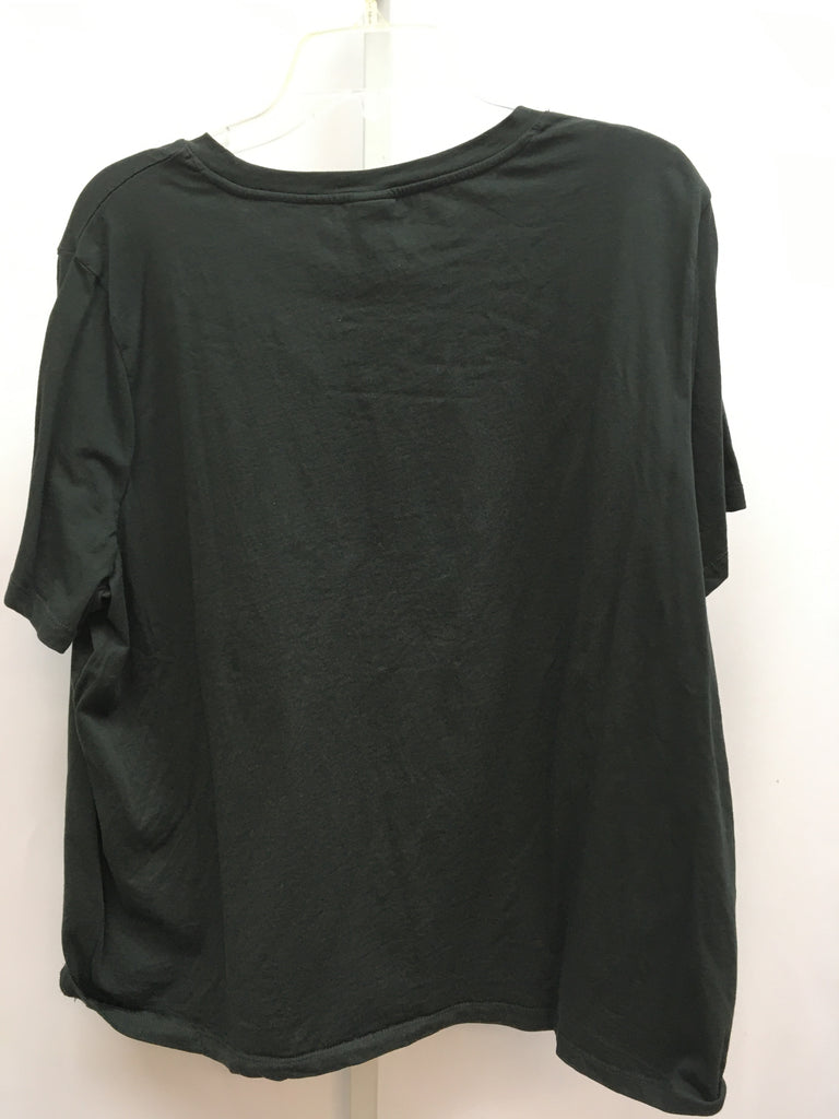 H&M Size XXL Charcoal Short Sleeve Top