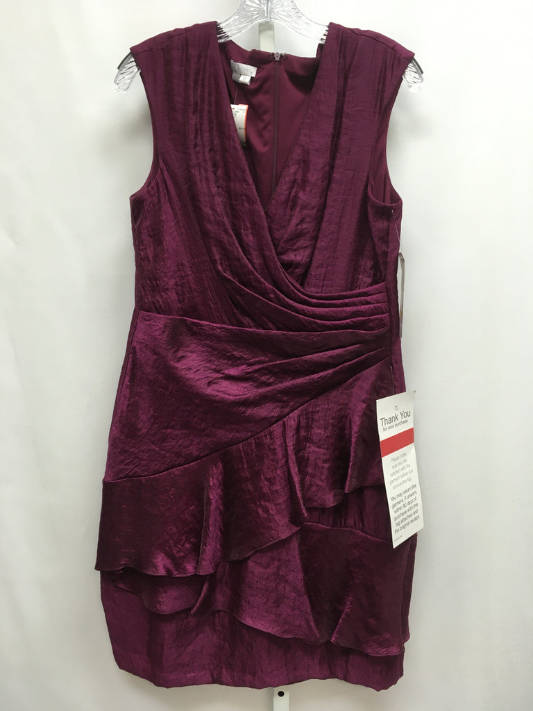 London Times Size 12 Burgundy Sleeveless Dress – Best Friends Consignment