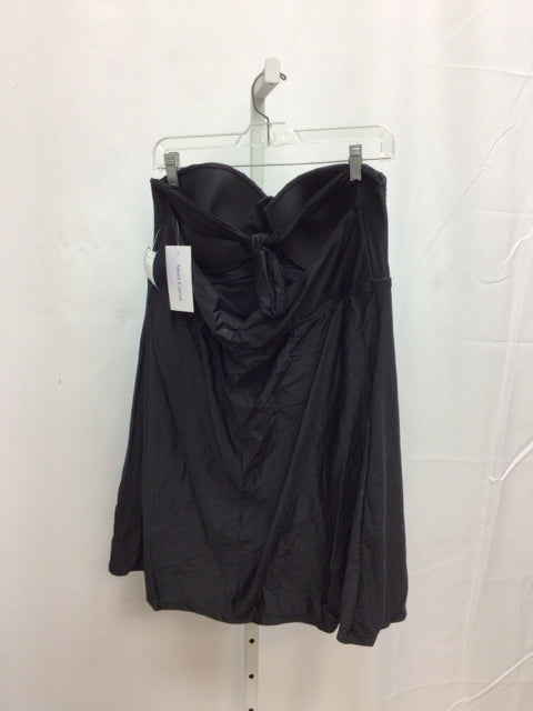 Size 3X Black Swimsuit Top Only