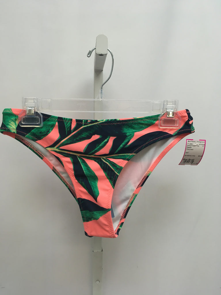 Size Small Cupshe Pink/Green Swimsuit Bottom Only