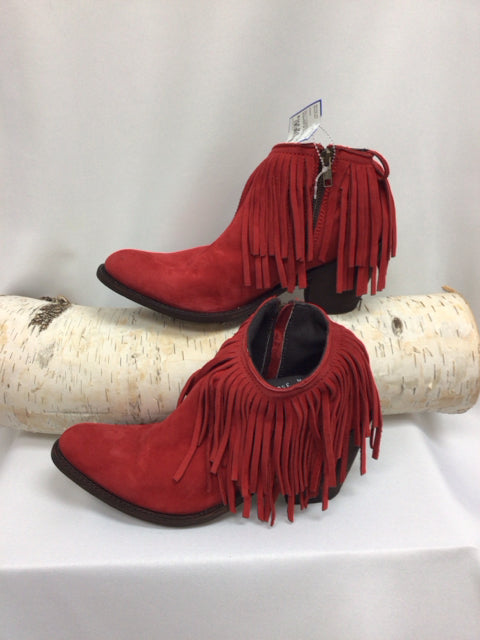 Size 9.5 Red Booties
