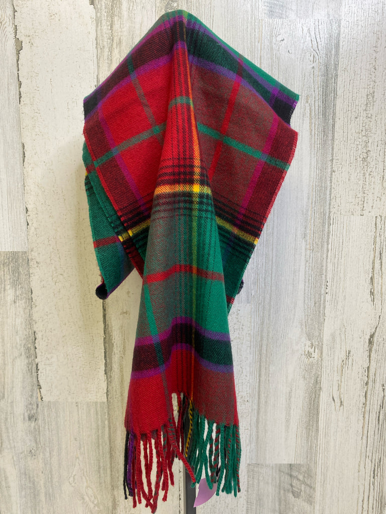 Green Plaid Scarf