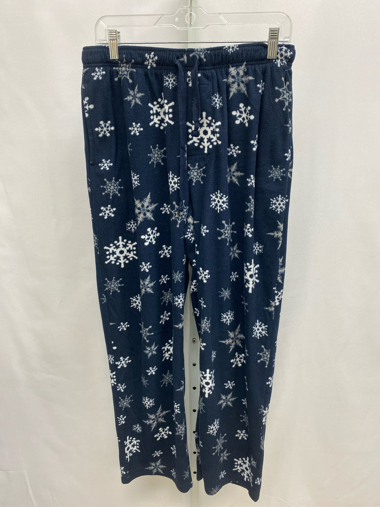 Size Medium Croft & Barrow Navy Print Pajamas