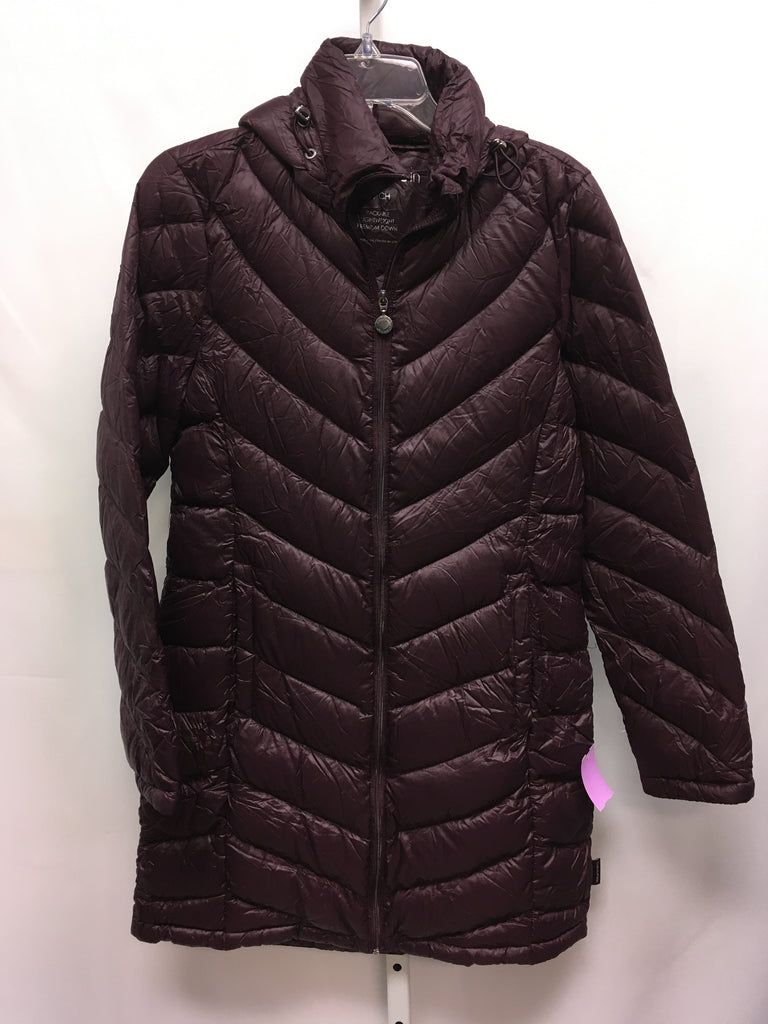 Calvin Klein Size Small Burgundy Coat