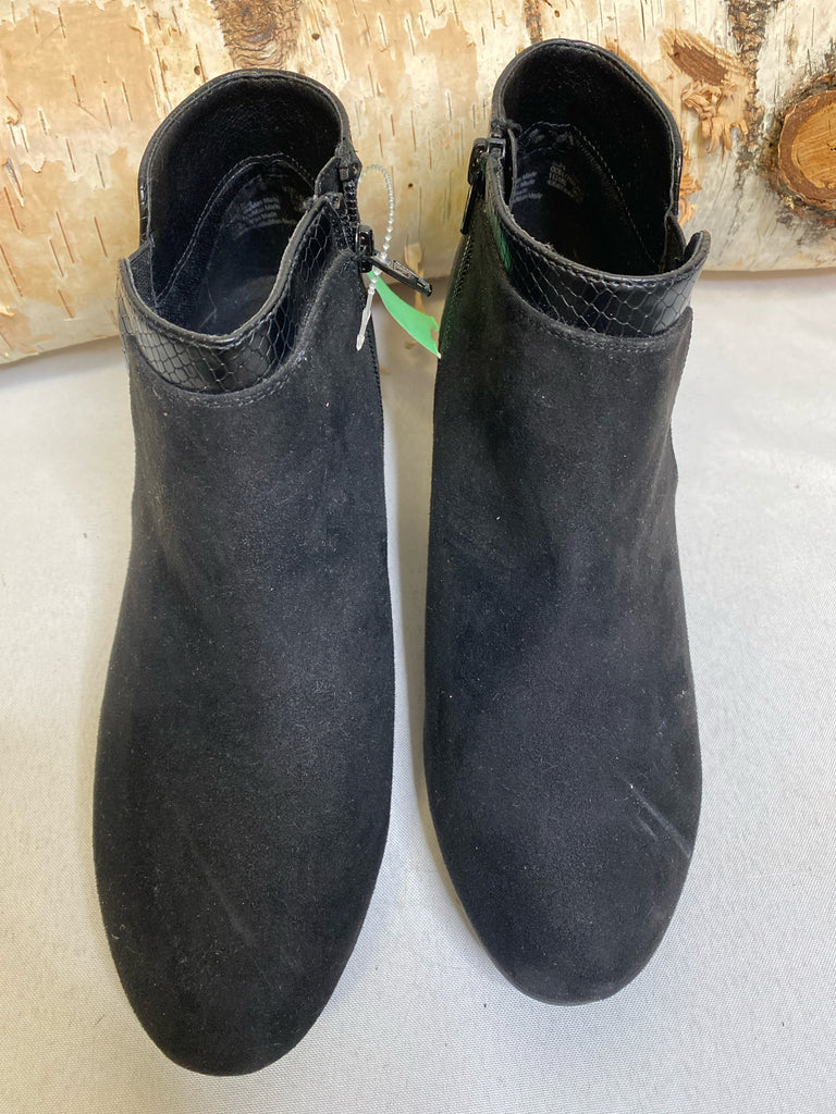 Croft & Barrow Size 7 Black Booties