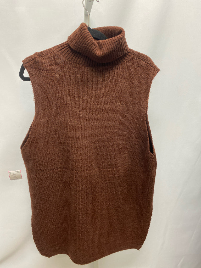 Double Zero Size Large Brown Vest/Top