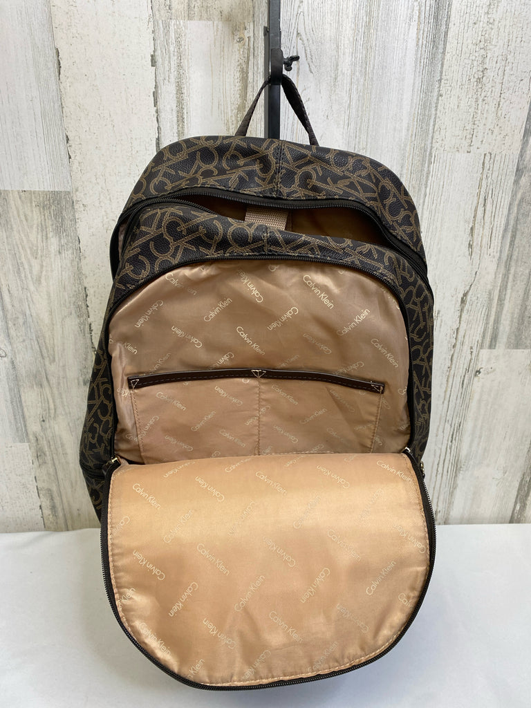 Calvin Klein Black Print Backpack